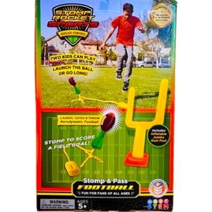NEW - Stomp Rocket - Stomp & Pass Toy Football Set - New in box.